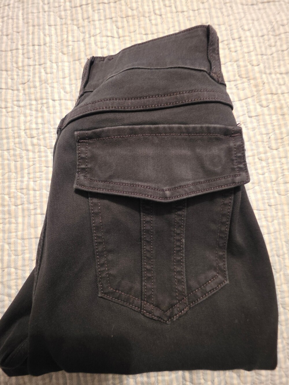 Spanx Dark Brown Casual Pocket Pants
